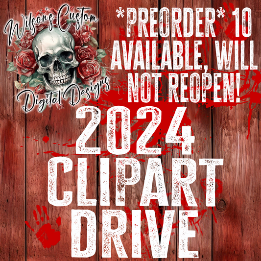 Yearly 2024 Clipart drive