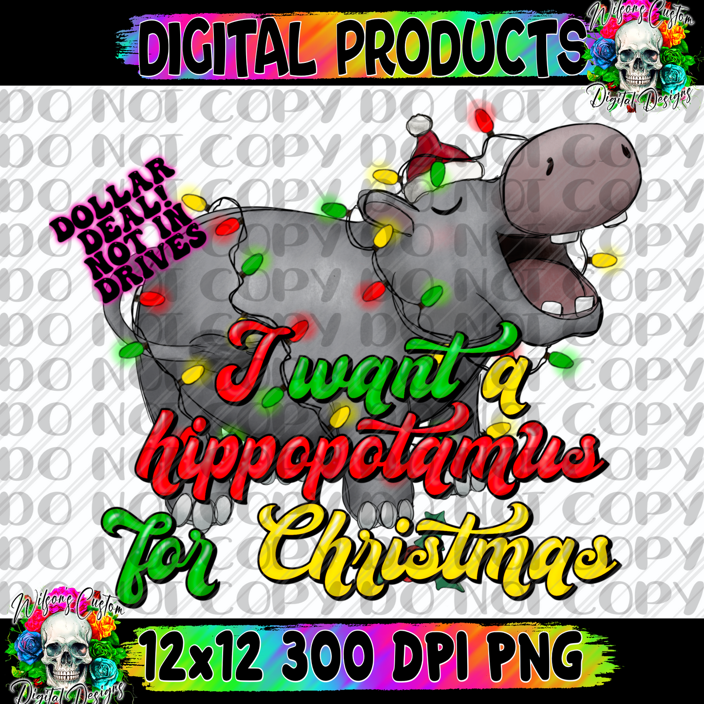 I wanna hippopotamus for Christmas
