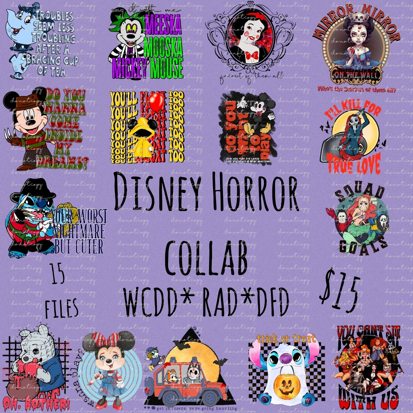 Disney Horror Collab