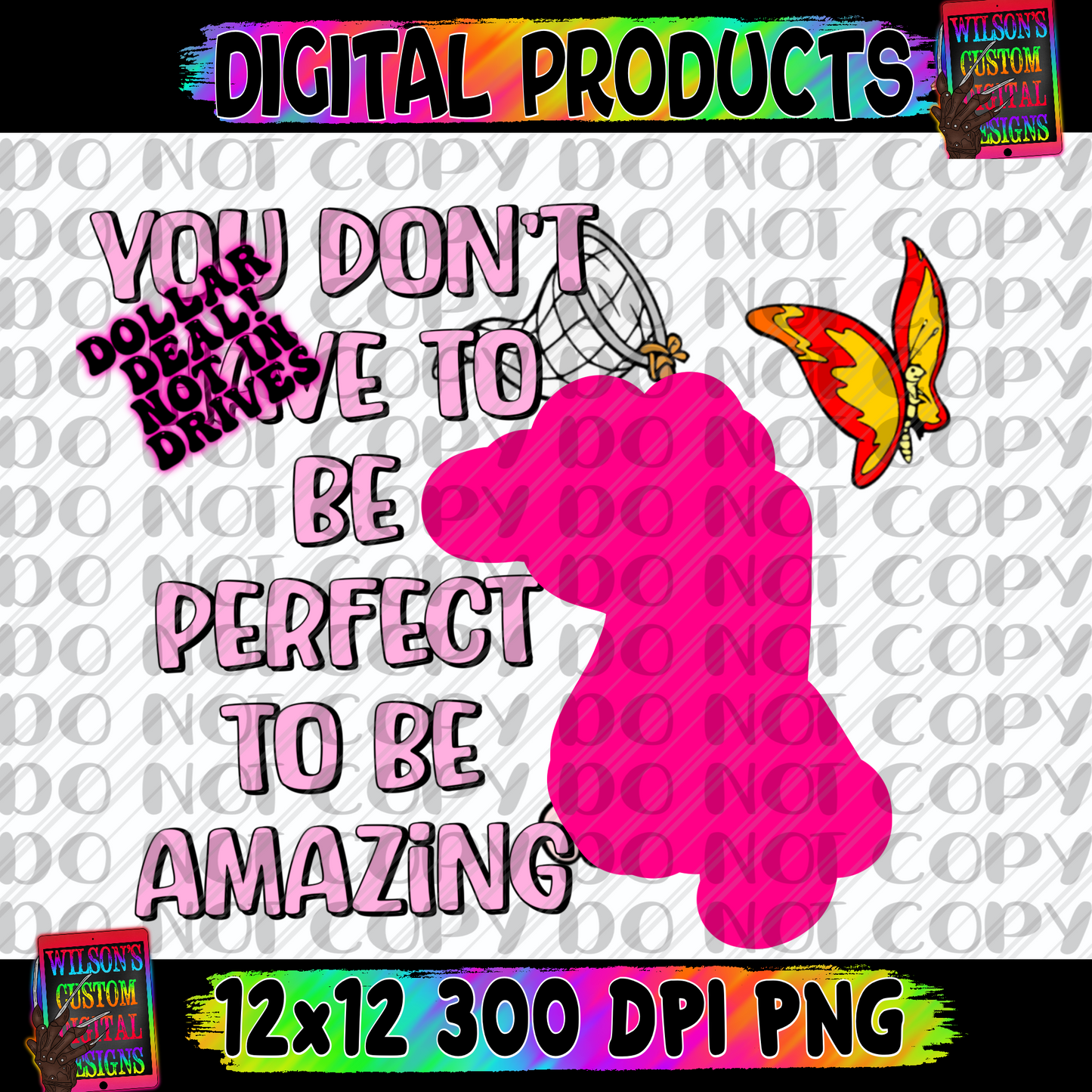 Don’t have to be perfect to be amazing