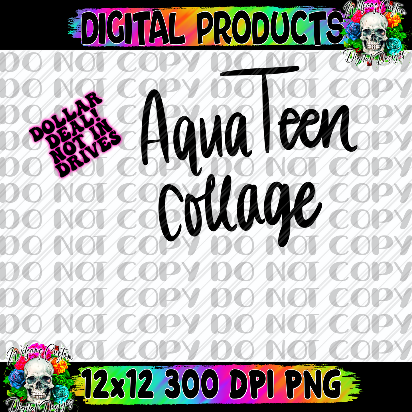 Aqua teen collage