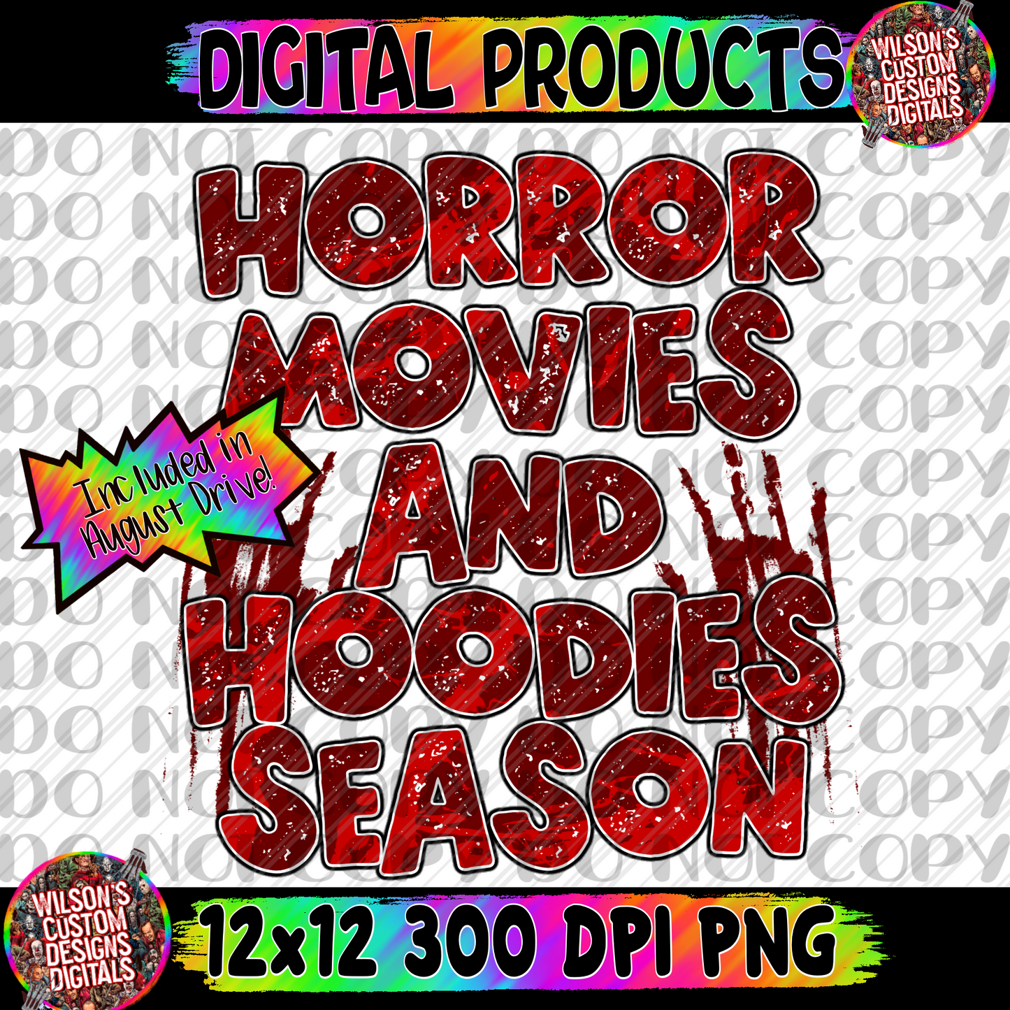 Horror movies and hoodies season
