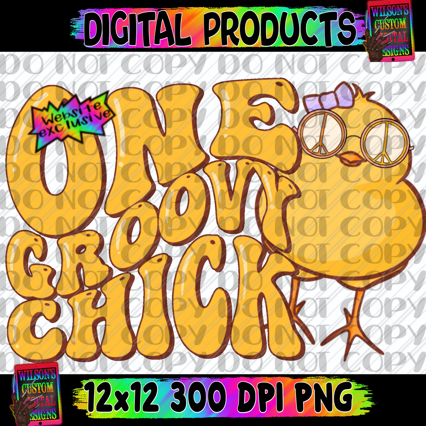 One groovy chick